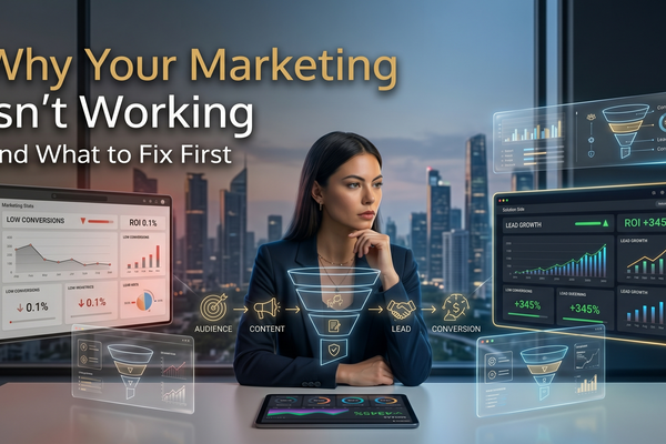 Why Your Marketing Isn’t Working (And What to Fix First)