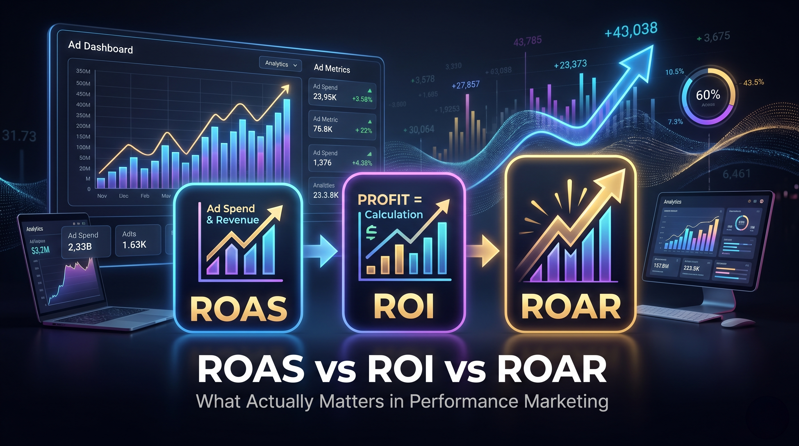 ROAS vs ROI vs ROAR: What Actually Matters in Performance Marketing