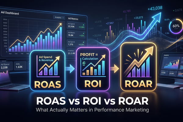 ROAS vs ROI vs ROAR: What Actually Matters in Performance Marketing