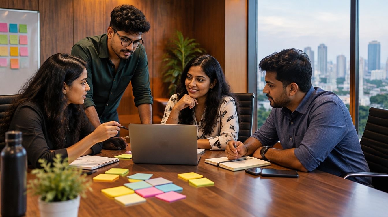The XAUMARKETER team planning a campaign in Bengaluru